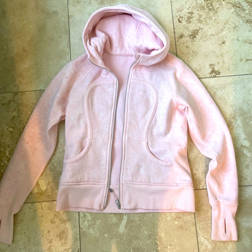 lululemon pink patterned jacket
